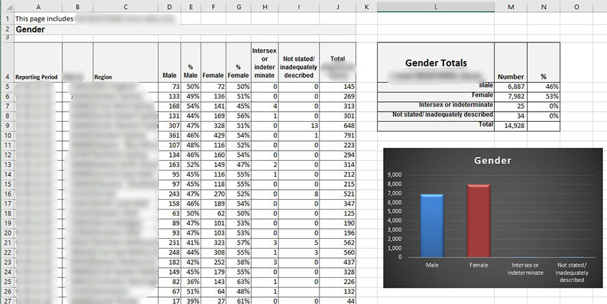 Grant Reporting Spreadsheet